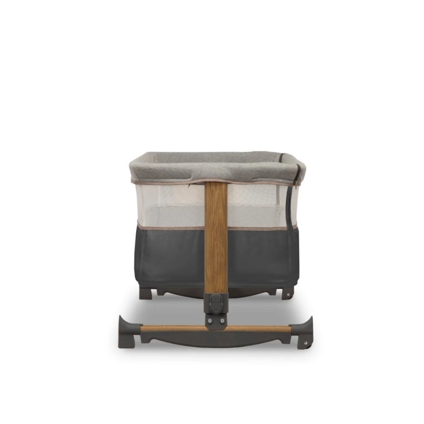 Lionelo - 3-in-1 babybedje LEONIE grijs/zwart