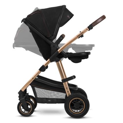 Lionelo - 3-in-1 combi-kinderwagen AMBER Black Onyx