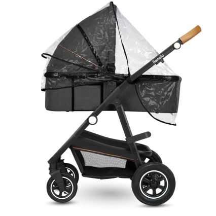 Lionelo - 3-in-1 combi-kinderwagen AMBER Grey Graphite