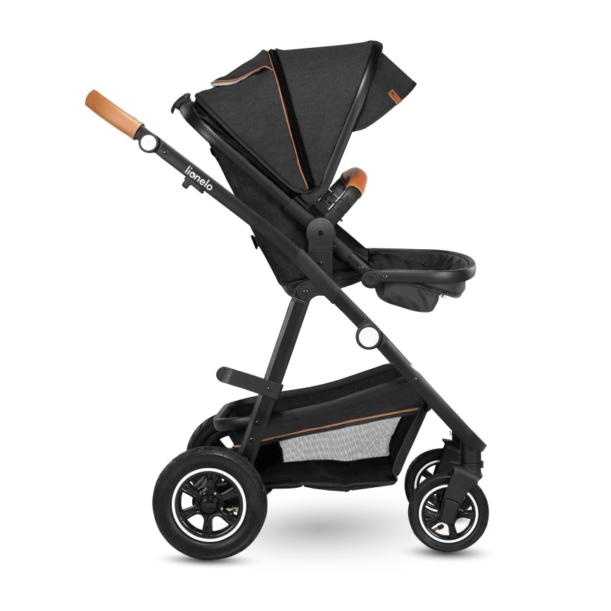 Lionelo - 3-in-1 combi-kinderwagen AMBER Grey Graphite