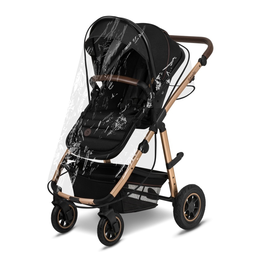 Lionelo - 3-in-1 combi-kinderwagen AMBER Zwart Onyx