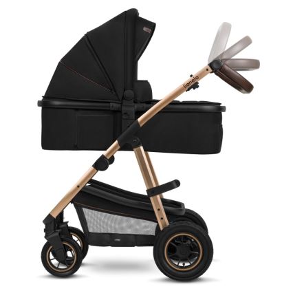 Lionelo - 3-in-1 combi-kinderwagen AMBER Zwart Onyx