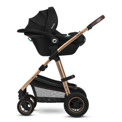 Lionelo - 3-in-1 combi-kinderwagen AMBER Zwart Onyx