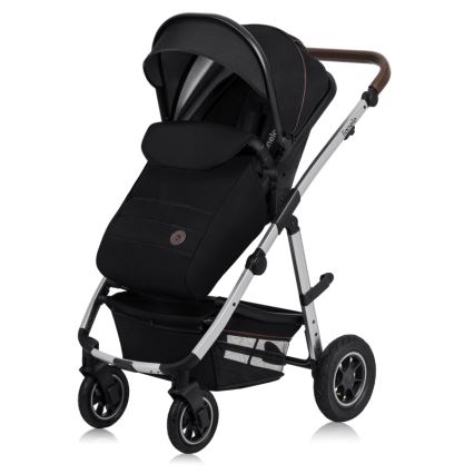 Lionelo - 3-in-1 combi-kinderwagen AMBER Zwart/Zilver