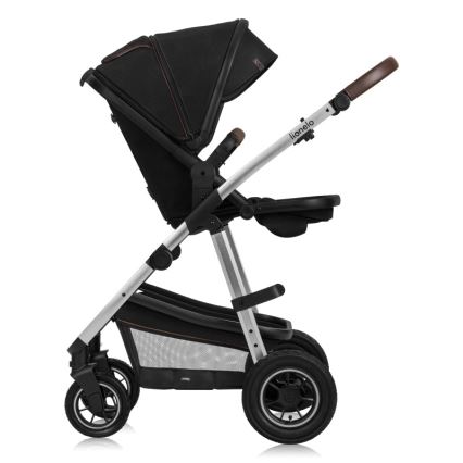 Lionelo - 3-in-1 combi-kinderwagen AMBER Zwart/Zilver