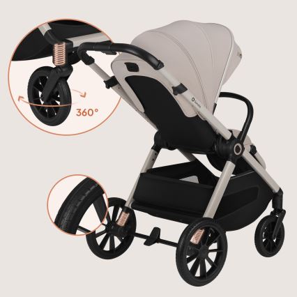 Lionelo - 3-in-1 combi-kinderwagen LAYLA Beige Sand