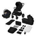 Lionelo - 3-in-1 combi-kinderwagen LAYLA Zwart Onyx