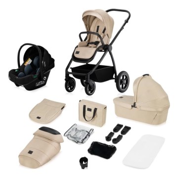 Lionelo - 3-in-1 combi-kinderwagen MERIL, beige zand
