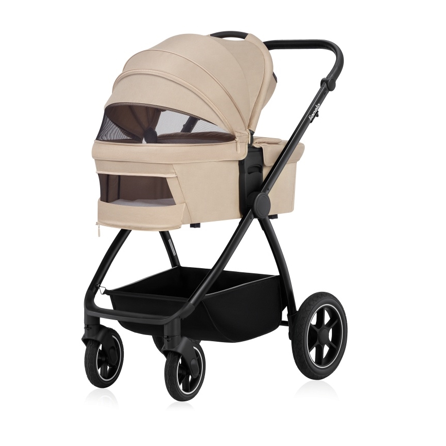 Lionelo - 3-in-1 combi-kinderwagen MERIL, beige zand