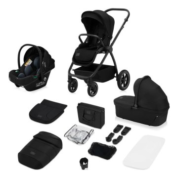 Lionelo - 3-in-1 combi-kinderwagen MERIL Black Onyx