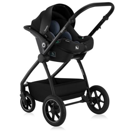 Lionelo - 3-in-1 combi-kinderwagen MERIL Black Onyx