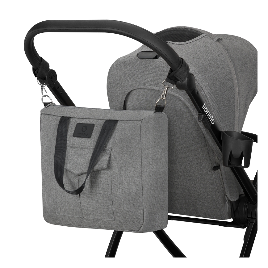 Lionelo - 3-in-1 combi-kinderwagen MERIL Grijs Stone