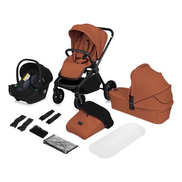 Lionelo - 3-in-1 combi-kinderwagen MIKA PLUS Brown Rust