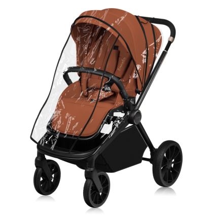 Lionelo - 3-in-1 combi-kinderwagen MIKA PLUS Brown Rust