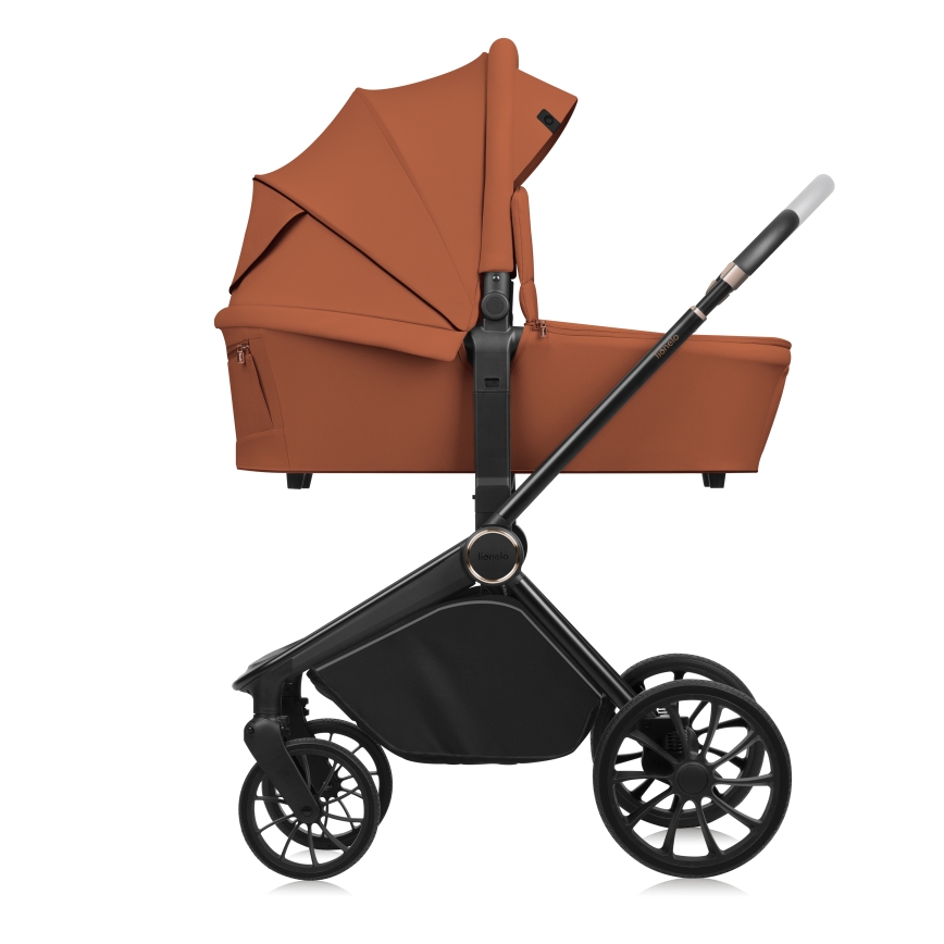 Lionelo - 3-in-1 combi-kinderwagen MIKA PLUS Brown Rust