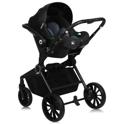 Lionelo - 3-in-1 combi-kinderwagen MIKA PLUS Brown Rust