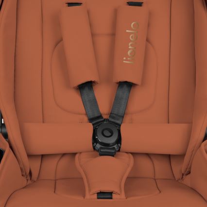 Lionelo - 3-in-1 combi-kinderwagen MIKA PLUS Brown Rust