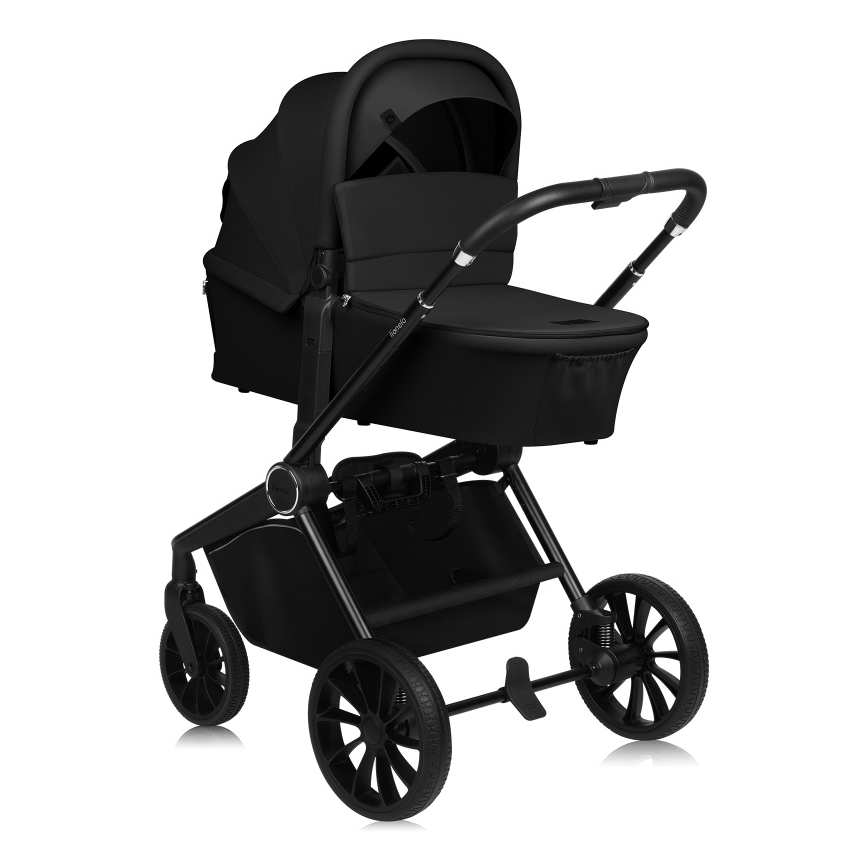Lionelo - 3-in-1 combi-kinderwagen MIKA PLUS Zwart Onyx
