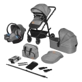 Lionelo - 3-in-1 combikinderwagen BIANKA Grijs Stone