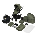 Lionelo - 3-in-1 combinatiekinderwagen AMBER PLUS Green Forest