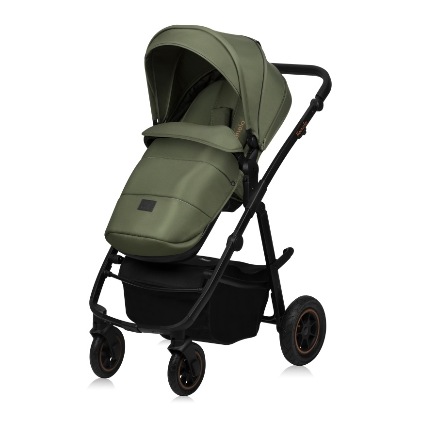 Lionelo - 3-in-1 combinatiekinderwagen AMBER PLUS Green Forest