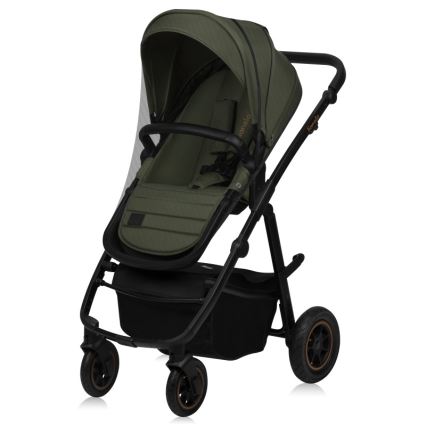 Lionelo - 3-in-1 combinatiekinderwagen AMBER PLUS Green Forest