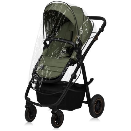 Lionelo - 3-in-1 combinatiekinderwagen AMBER PLUS Green Forest