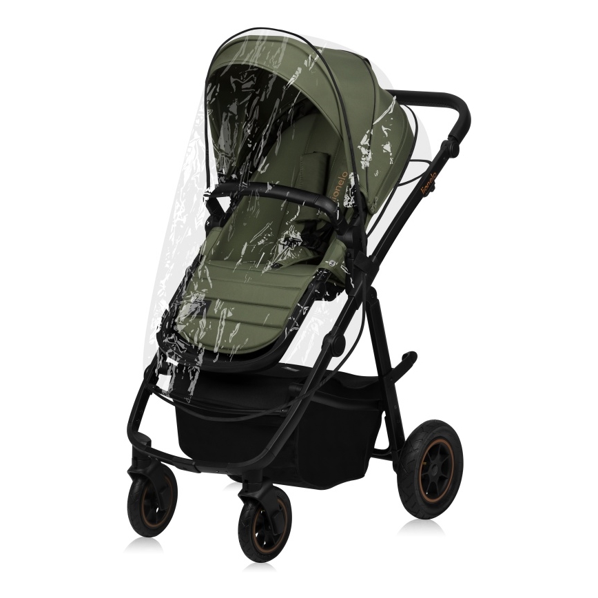 Lionelo - 3-in-1 combinatiekinderwagen AMBER PLUS Green Forest