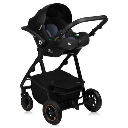 Lionelo - 3-in-1 combinatiekinderwagen AMBER PLUS Green Forest