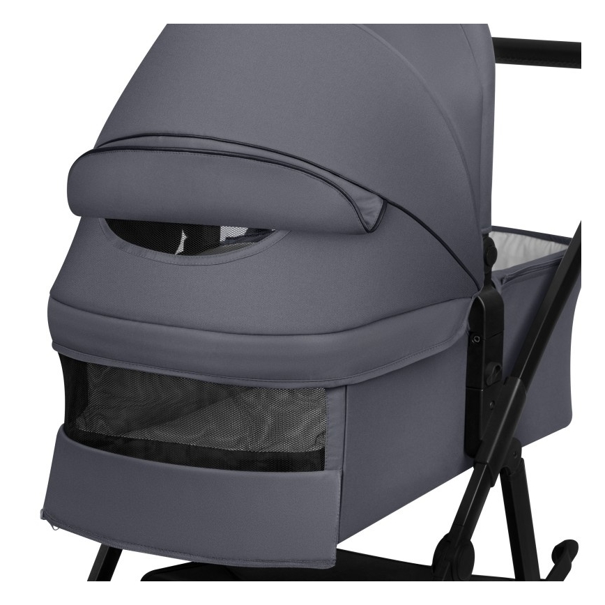 Lionelo - 3-in-1 combinatiekinderwagen AMBER PLUS Grijs Grafiet