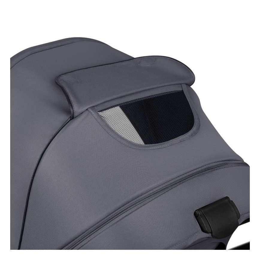 Lionelo - 3-in-1 combinatiekinderwagen AMBER PLUS Grijs Grafiet