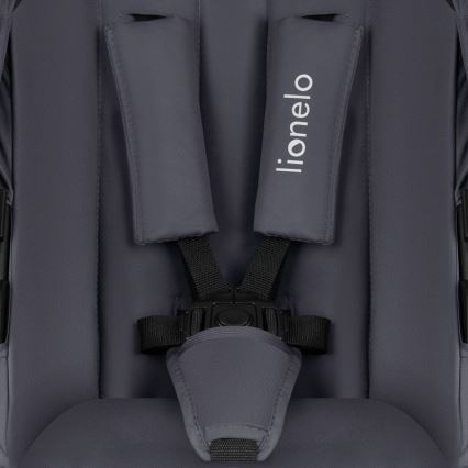 Lionelo - 3-in-1 combinatiekinderwagen AMBER PLUS Grijs Grafiet