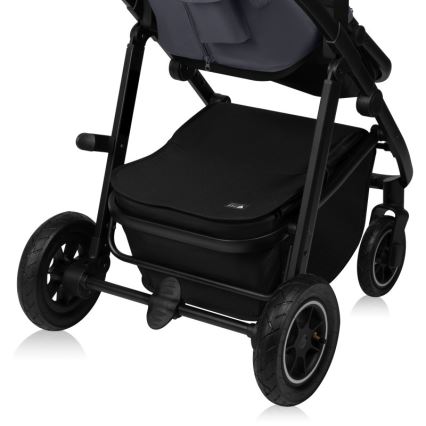 Lionelo - 3-in-1 combinatiekinderwagen AMBER PLUS Grijs Grafiet