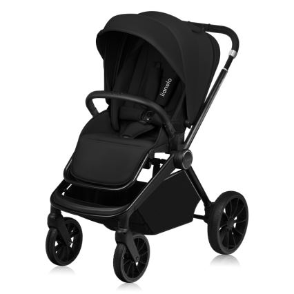 Lionelo - 3-in-1 combinatiekinderwagen MIKA PLUS Zwart Onyx