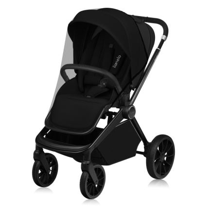 Lionelo - 3-in-1 combinatiekinderwagen MIKA PLUS Zwart Onyx