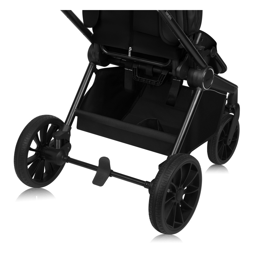 Lionelo - 3-in-1 combinatiekinderwagen MIKA PLUS Zwart Onyx
