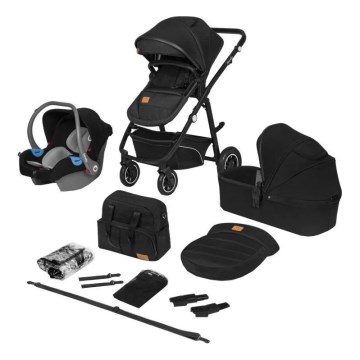Lionelo - 3-in-1 kinderwagen BIANKA Black Onyx