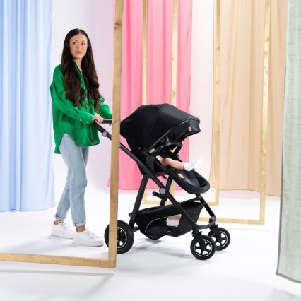 Lionelo - 3-in-1 kinderwagen BIANKA Black Onyx
