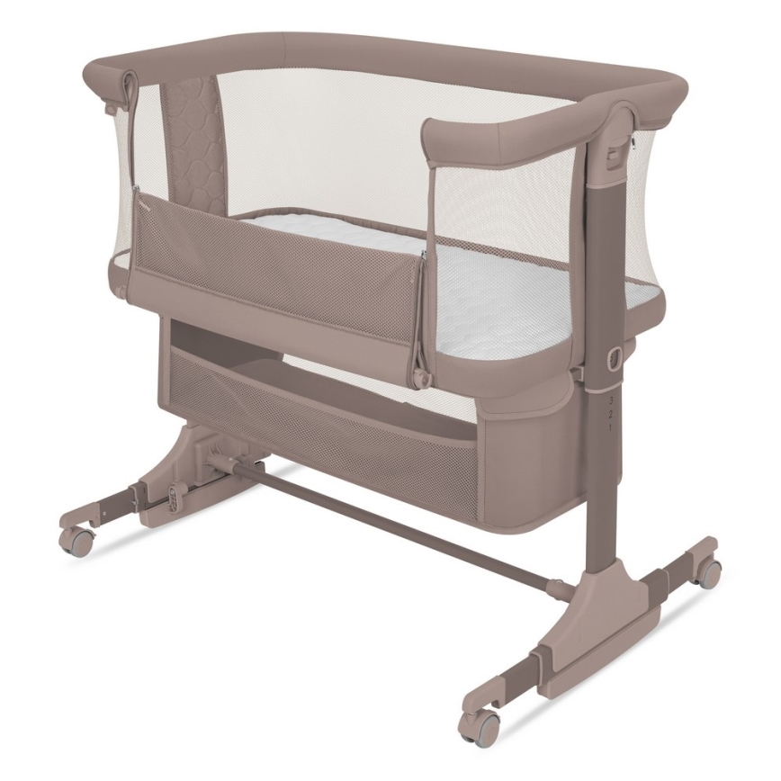 Lionelo - 3-in-1 ledikant JODIE Beige Taupe