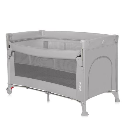 Lionelo - 3-in-1 Reisbed ELLEN Grey Concrete