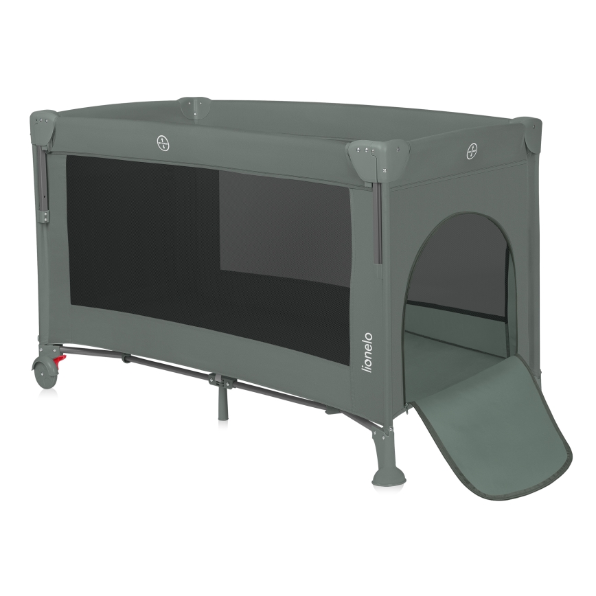 Lionelo - 3-in-1 reisbed ELLEN Saliegroen