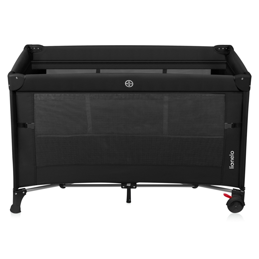 Lionelo - 3-in-1 reisbed ELLEN Zwart Carbon