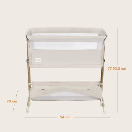 Lionelo - 5-in-1 babybedje THOMI PLUS Beige Sand