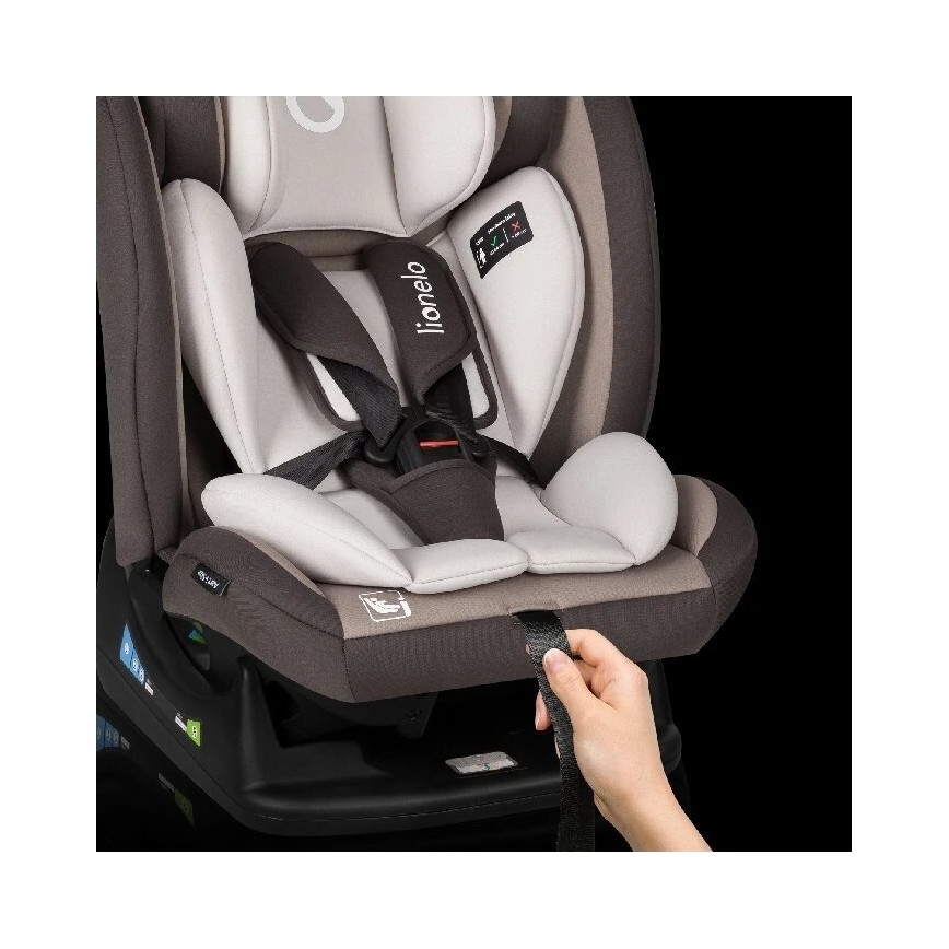 Lionelo - Autostoel AART i-Maat 40-150 cm bruin/crème