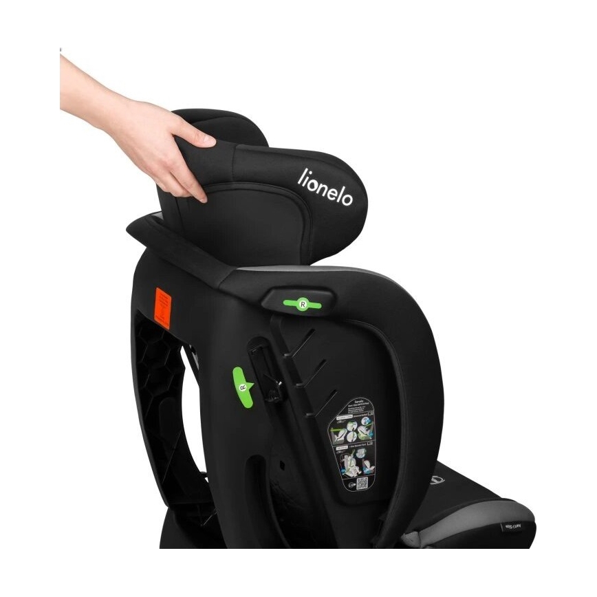 Lionelo - Autostoel AART i-Maat 40-150 cm zwart/grijs