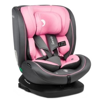 Lionelo - Autostoel BASTIAAN i-Maat 40-150 cm grijs/roze