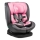 Lionelo - Autostoel BASTIAAN i-Maat 40-150 cm grijs/roze