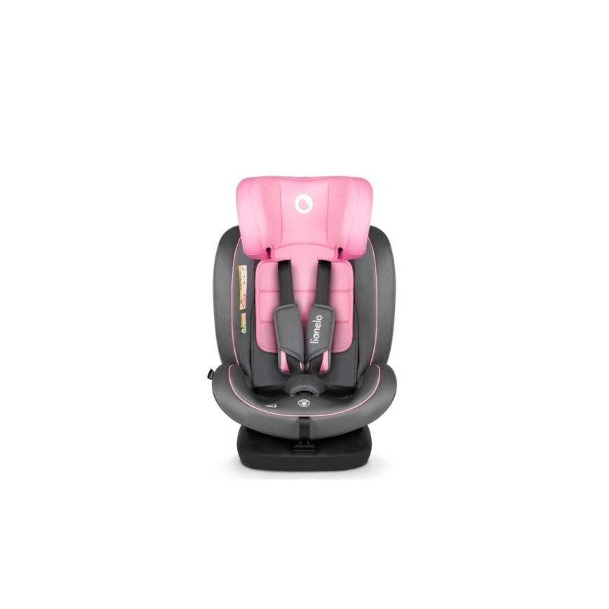 Lionelo - Autostoel BASTIAAN i-Maat 40-150 cm grijs/roze