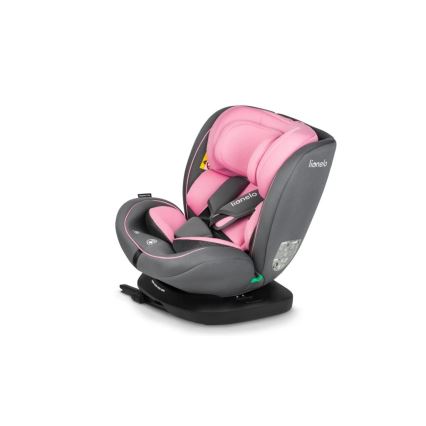 Lionelo - Autostoel BASTIAAN i-Maat 40-150 cm grijs/roze
