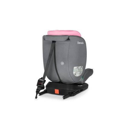 Lionelo - Autostoel BASTIAAN i-Maat 40-150 cm grijs/roze